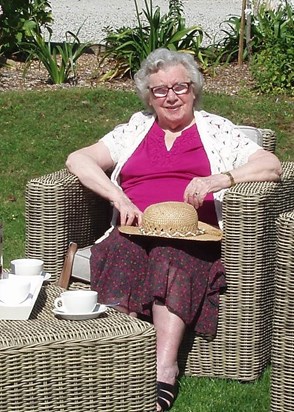 Mum at Rosevine in Cornwall