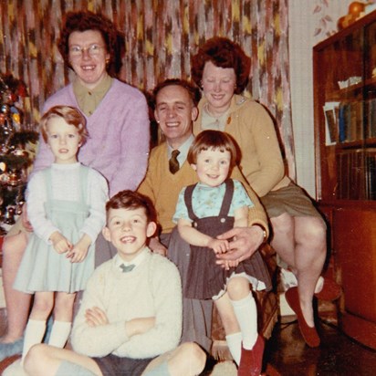 Mum with George and Barbara, 1961