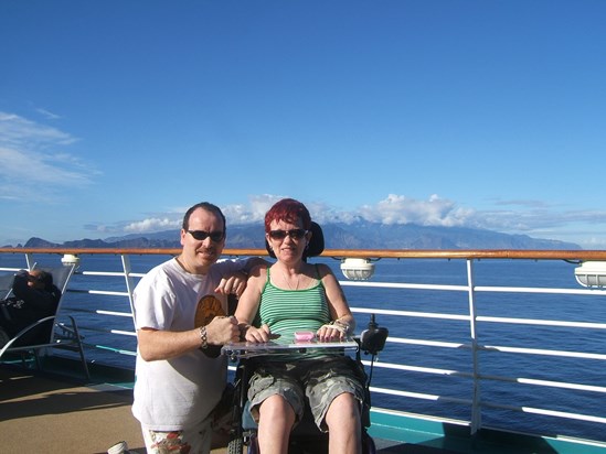 Carol & Me   Canary Islands Cruise   October 2010