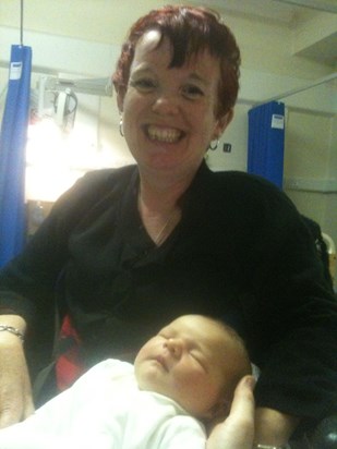 Very Proud Nanna Carol   With Baby   November 2010
