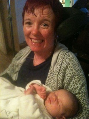 Very Proud Nanna Carol   With Baby (2)   November 2010