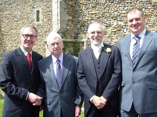 Myself with William Paul Kelly (my father), my cousin and my brother, c.2009