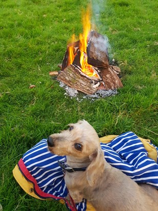 "I'm loving this fire mummy!"