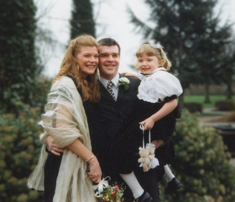 Wedding Day 02.03.1999 - Matthew is in the photo, just does not arrive for another 8 days!