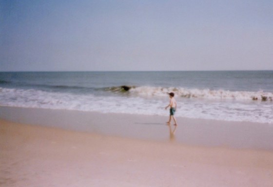  William - strolling along Virginia Beach 1996
