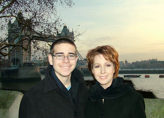 William and Mom - Tower Bridge London