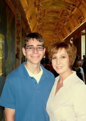 William and Mom, Vatican Museum