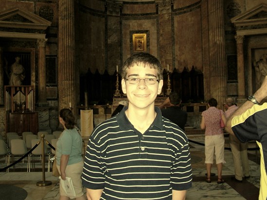 William at the Pantheon - Rome, Italy