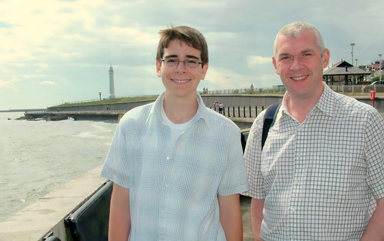 William and Jimmy - North Sea - Sunderland, England boardwalk
