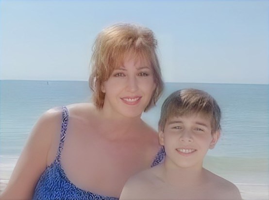 Mom and William - Anna Maria Island, Florida 2000