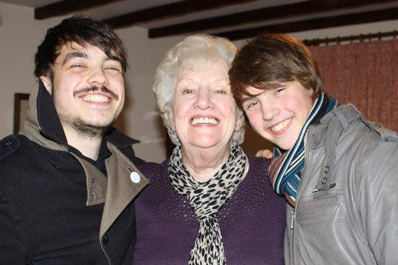 Mum and the boys. So many smiles!