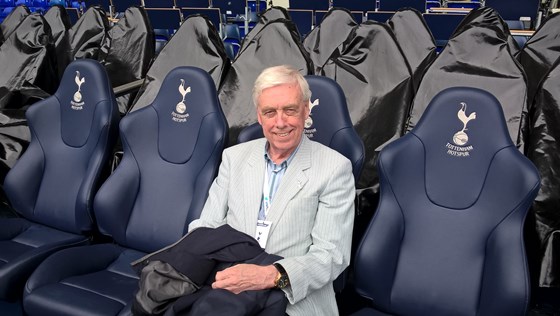 A fabulous day at White Hart Lane for Dad's 80th birthday....he thinks he's Pochettino!