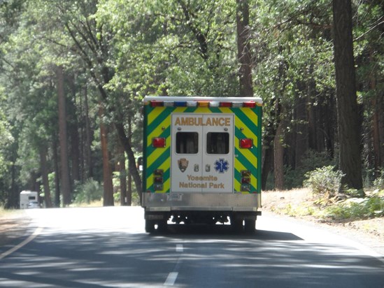 Ambulance in Yosemite