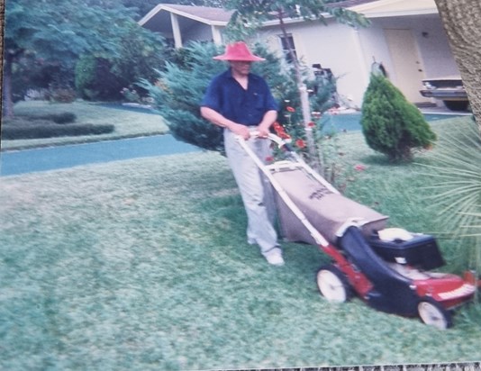 Mowing in Deltona...