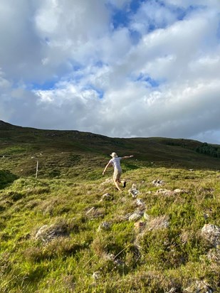 Ed in Glen Cannich, July 2022