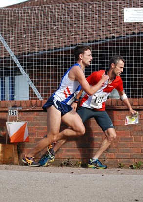 Ed on his way to being British Sprint O Champs - M35 Class - Milton Keynes 2017 by Stu Levene