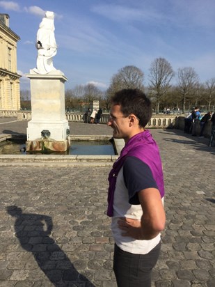 Ed at a French Chateau post Varsity O Match by Nick Barrable