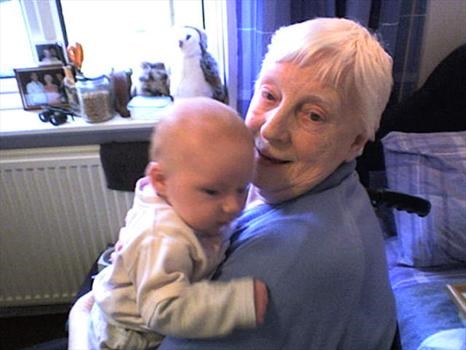 Nan with her Great Grandaughter Ruby