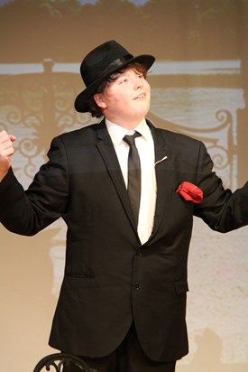 Joe as Max in the Worthing High School production of The Sound of Music