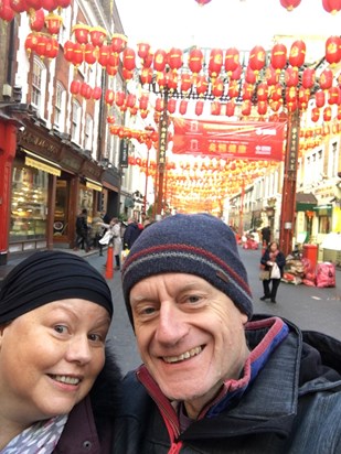 Mark and Kath in China Town, London February 2019