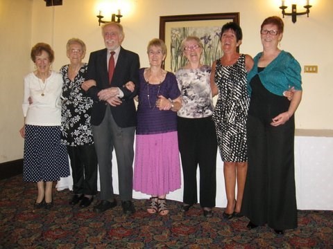 Pat, Sheila, Ted, Dolly, Hilda, Maureen, Shirley