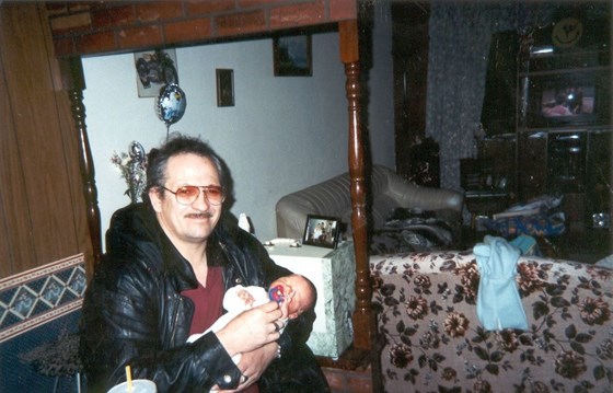 Papa and Dylan 1998