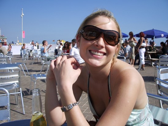 Tanya at the seaside. Southsea 2005