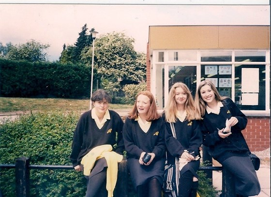 Emma, Louise, Jess and Tanya - end of year pics.