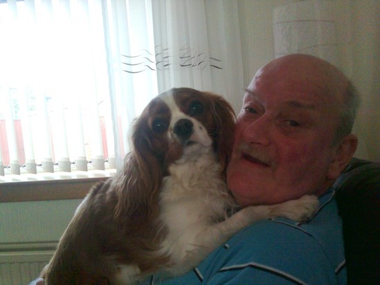 my father at his happiest with his baby  kandie x