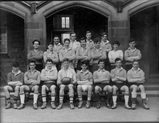 Rugby XV   1962 Patrick - Captain of the Herbert Strutt Grammar School Rugby XV