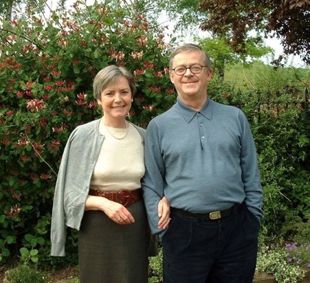 Sue & Brian at home