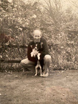 IMG 3136 Dad and Sadie Sausage 1988 