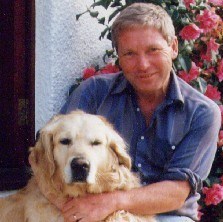 Campbell with Rosco in 1997