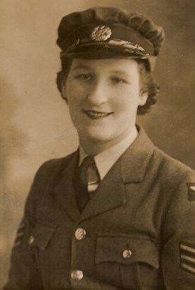 Audrey in uniform