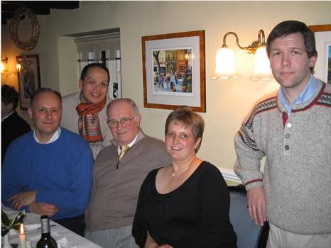 Dad Crick's 80th birthday dinner (Dec 2004)