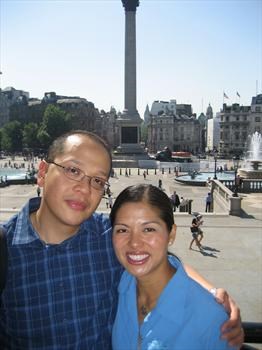 With Frances (Queenie), London 2006