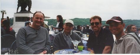 Meeting friends at Lake Garda, Italy 2002