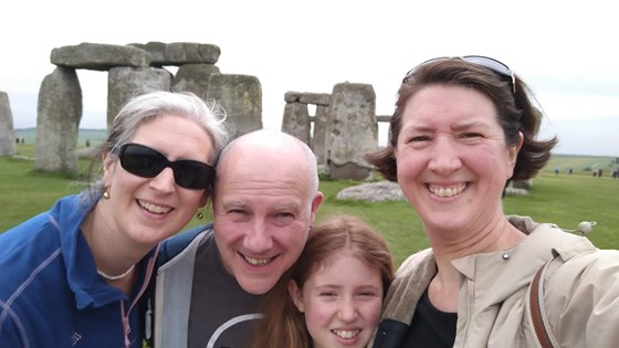 Stonehenging with the Dorris-Smiths, May 2018