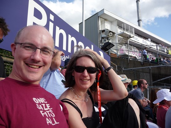 Bobby and Katie at The Ashes 2009