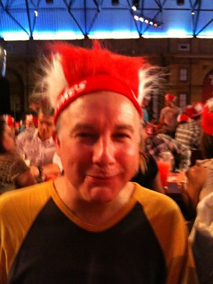 Bobby at the darts