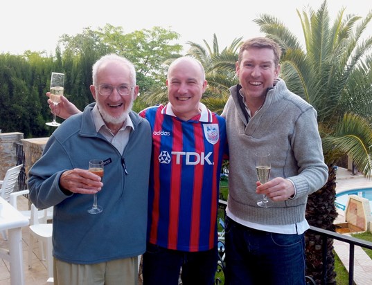 Crystal Palace Celebration with Simon and Dad-in-Law