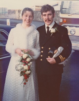 Arthur & Susan's wedding, 1972
