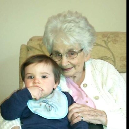 Great Granny Dowie and Alfie