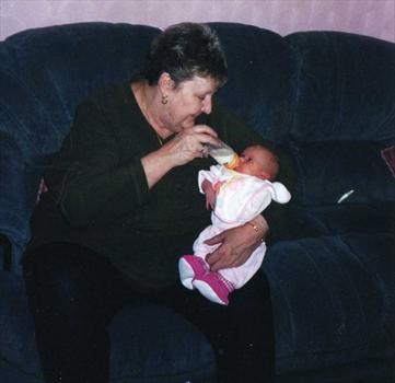 Mam with our Jasmine...my youngest  April 2001