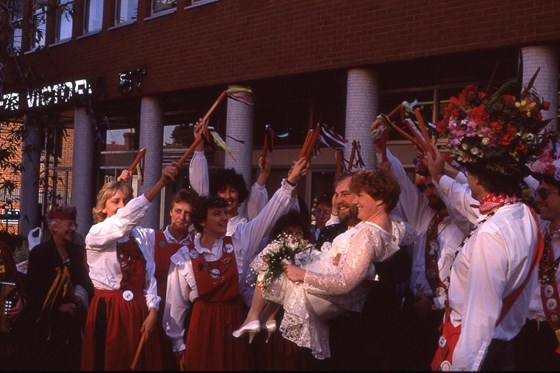 St.Albans Registry Office with Cotton Mill Morris 