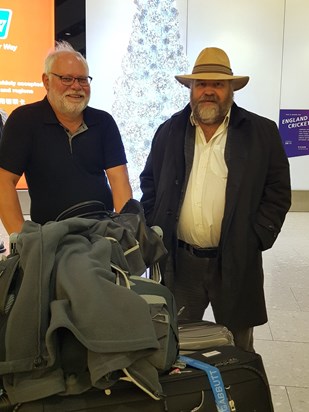 Andy and Jon back from a successful trip to New Zealand
