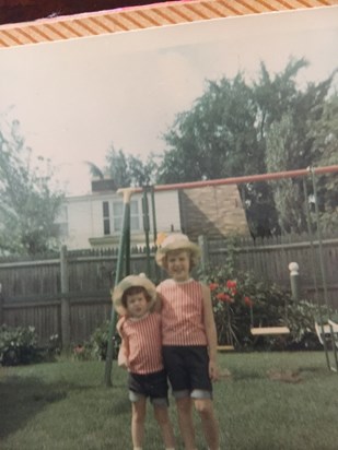 Hanging with my little sister on McCormick at our childhood home in Detroit.