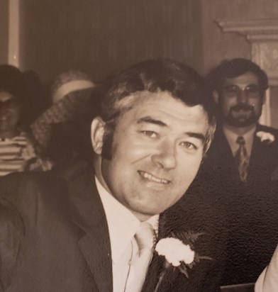 Dad on his wedding day