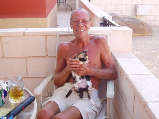 Dad with another stray