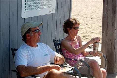 Dave & Mary at the beach